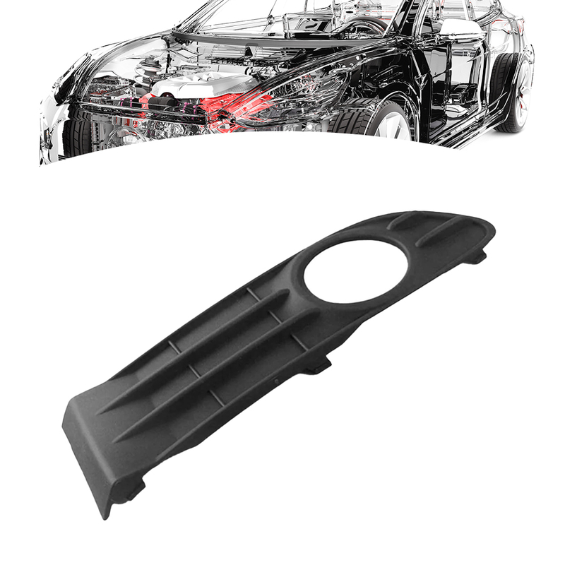 30744920 Tampa da luz de nevoeiro do para-choque dianteiro Tampa da grade da luz de nevoeiro Moldura Peças exteriores Tampa da luz de nevoeiro para Volvo S40 2008 a 2012 30744919