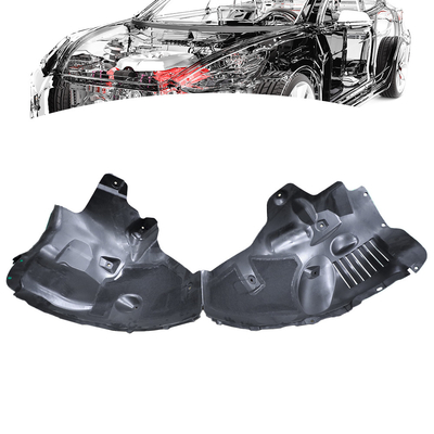 Proteção do protetor de descarga da roda dianteira esquerda para o modelo Y